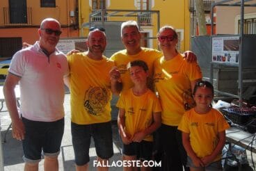 Ganadores del 1º premio del concurso de paellas