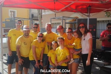 Ganadores del 2º premio del concurso de paellas