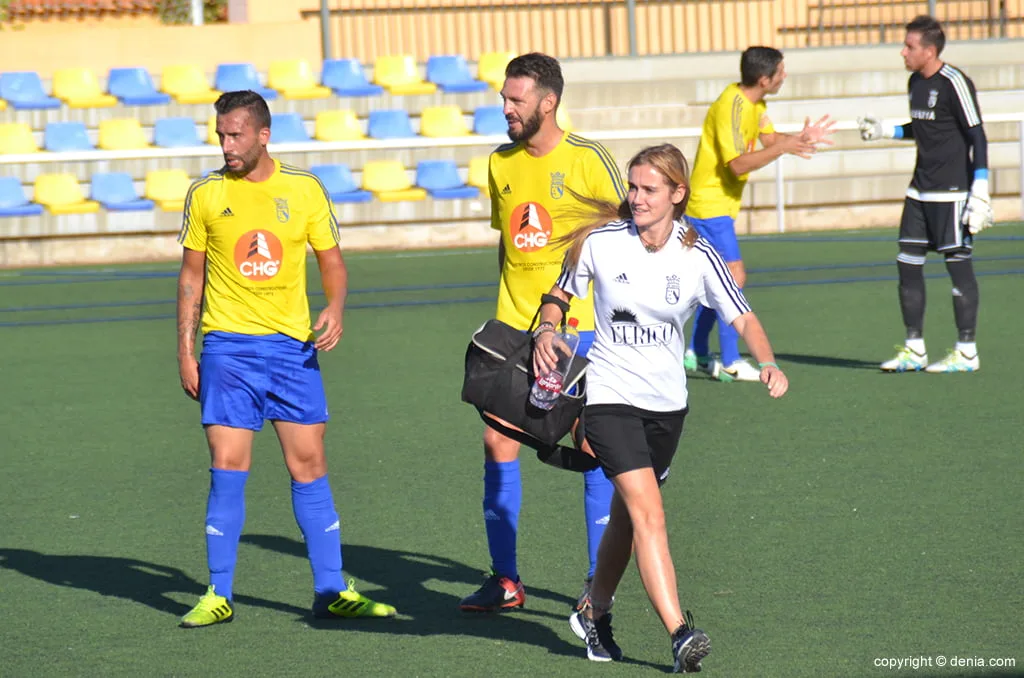 Luis Domenech es la única baja del CD Dénia para el viaje a Muro de Alcoy 2 javi y keko durante un partido
