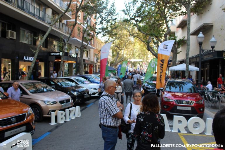 Le Salon de l'automobile de Dénia pourrait être visité sur la rue Marqués de Campo