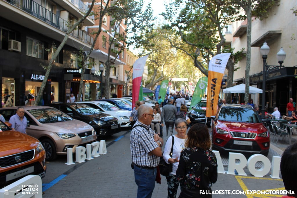 La Exposición del Motor de Dénia se pudo visitar en la calle Marqués de Campo