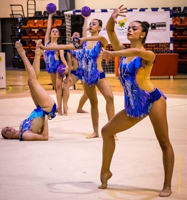El conjunto senior del Club Gimnasia Dénia se proclamó campeón provincial 3 las ninas del cg denia