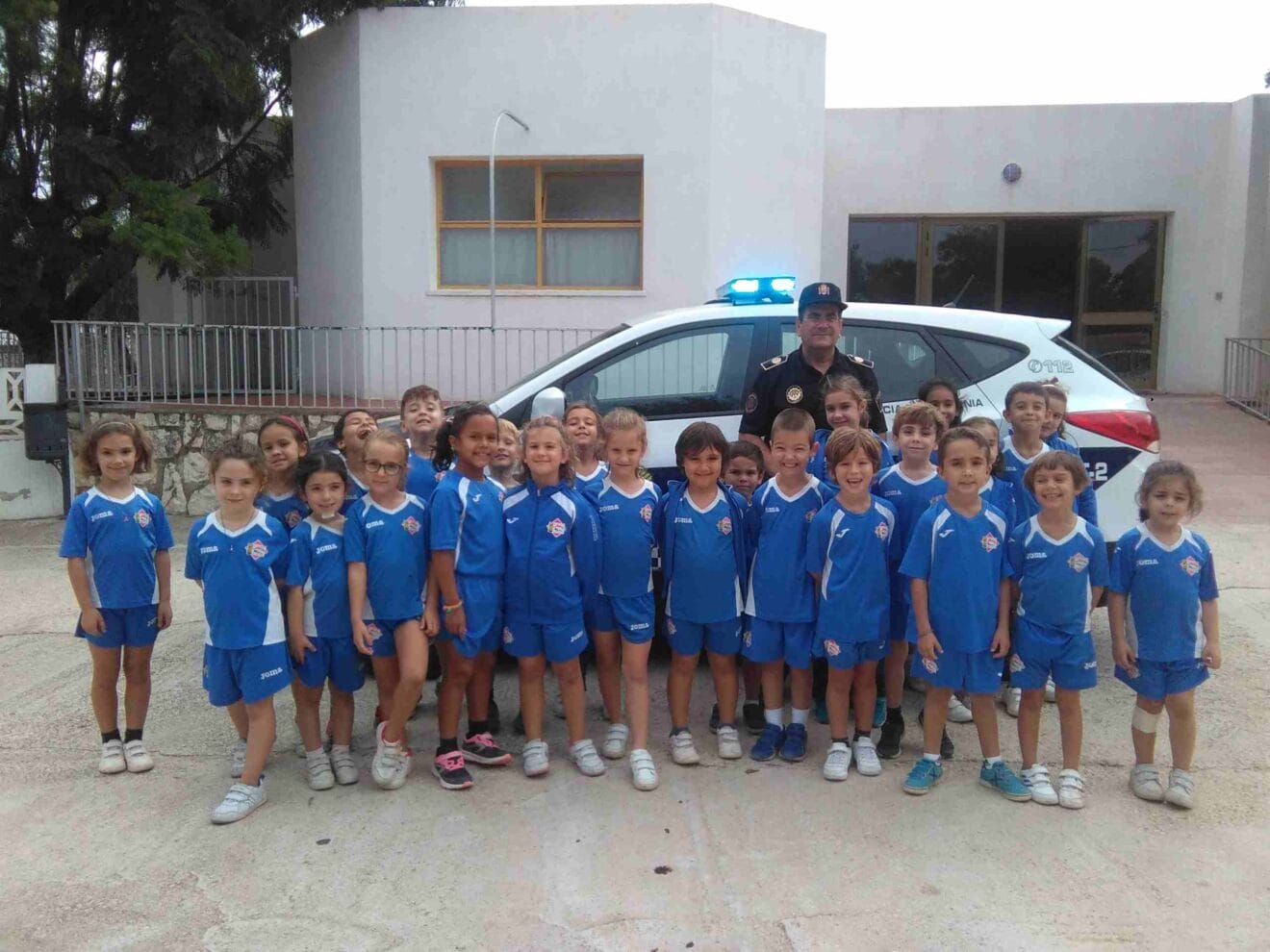 Manuel Moreno en el colegio Carmelitas