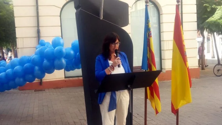 María Mut en el acto del 9 d'Octubre del PP