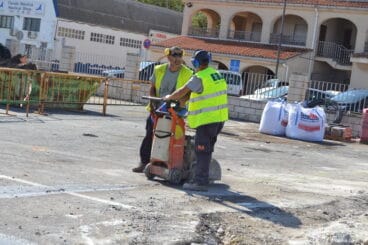 Operarios trabajando