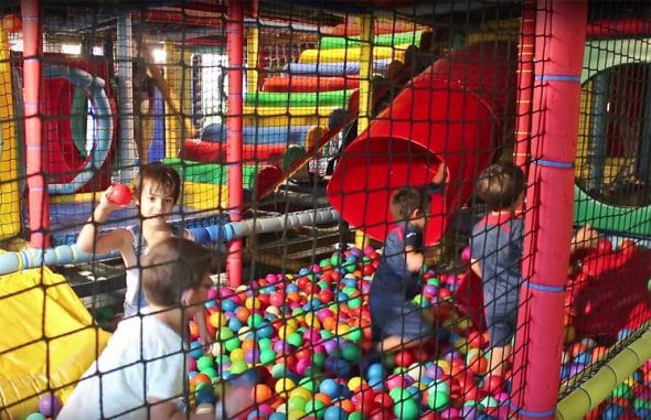 parque de bolas mon blau