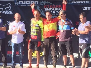 Pepe Domenech en el podio del nacional