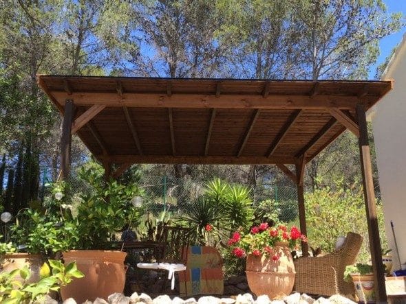 pergola para jardin bricomaderwood