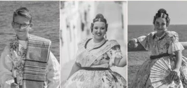 presentacio de les falleres majors de darrere del castell