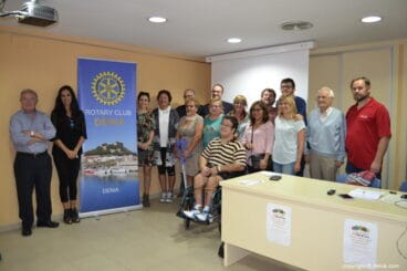 presentacion del documental sobre diversidad funcional del rotary club denia