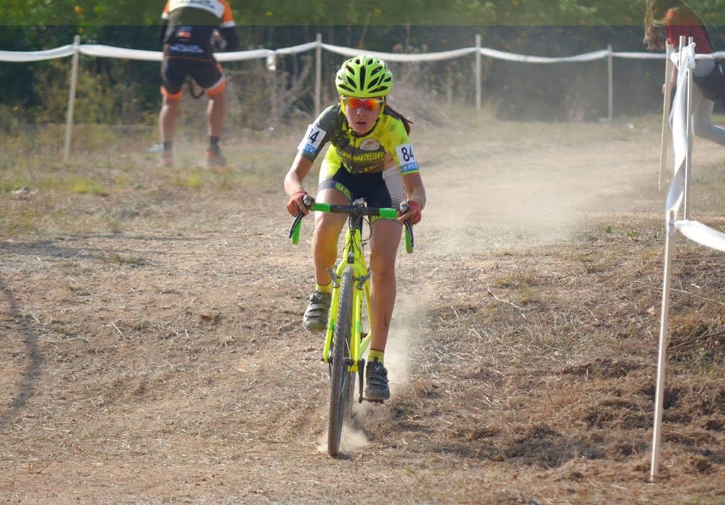 raquel perez durante la carrera