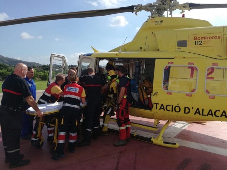 Rescatan a una mujer en el Montgó