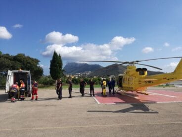 rescate de una mujer en el montgo