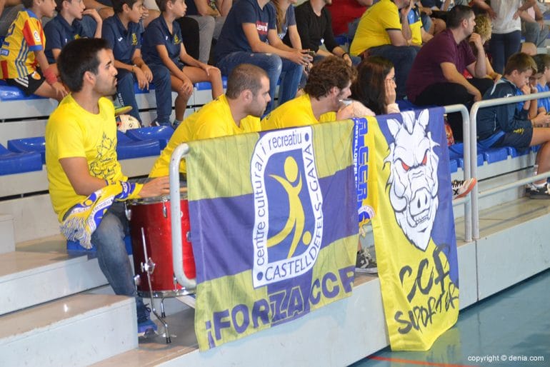 Seguidores catalanes en Dénia