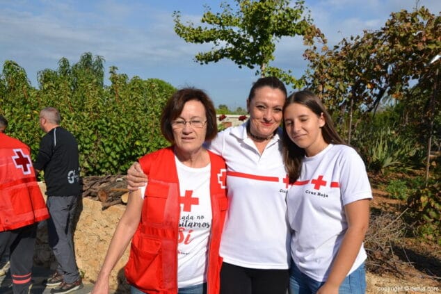 3.500 kilos de mandarinas para las asambleas locales de Cruz Roja en Dénia y Xàbia 8 voluntarias de cruz roja