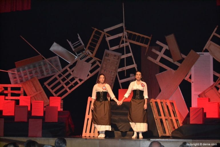 Presentación falla Diana 2018 - Presentadoras