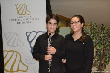 Santa Cecilia 2017 Banda de Dénia – Nuevos músicos y sus padrinos