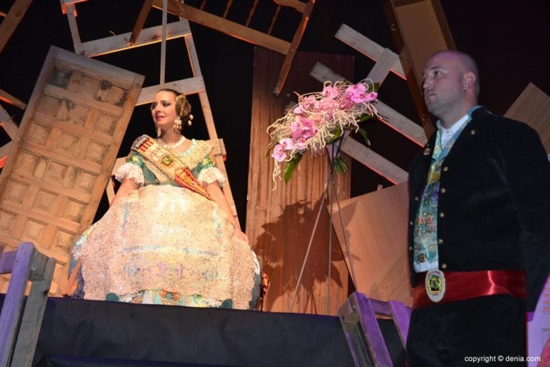 Presentación falla Diana 2018 - Azael durante la exaltación