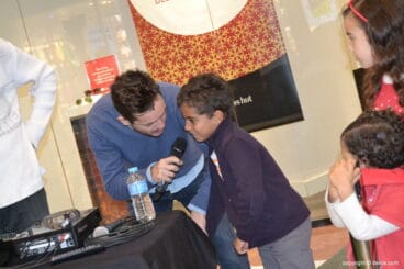 Visita de Tadeo Jones al Centro Comercial Portal de la Marina 2017