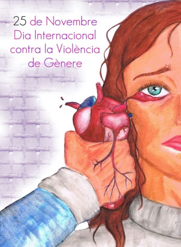 acto del dia contra la violencia de genero en el ies maria ibars