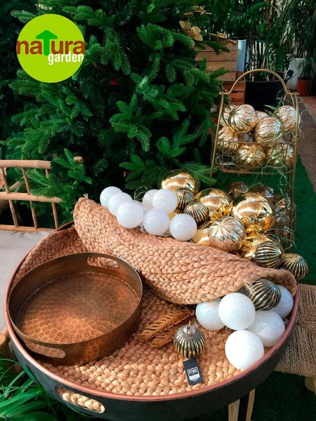 adornos arbol navidad natura garden