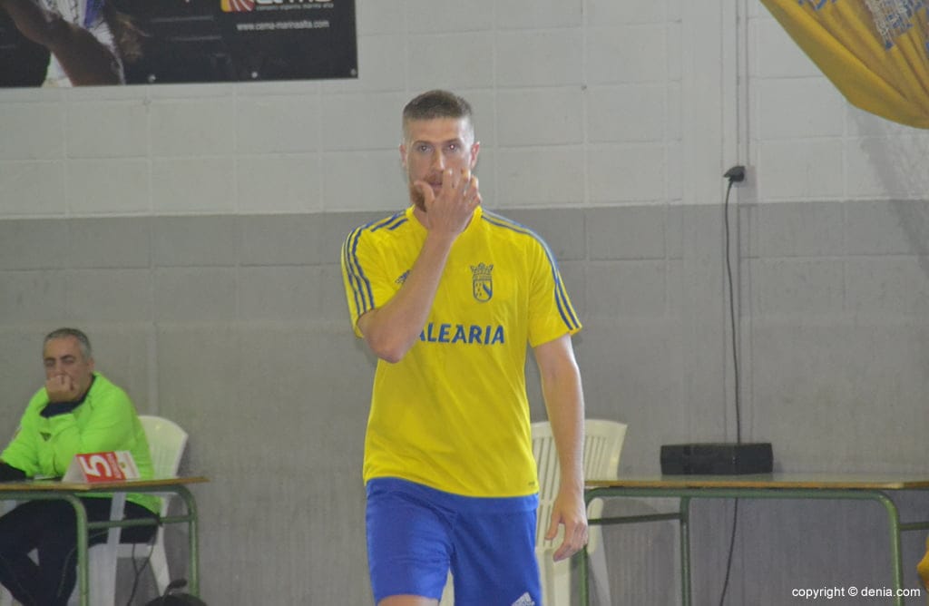 agustin coel durante un partido