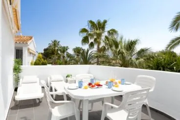 Amplia Terraza Apartamento alquiler Vacation Villas