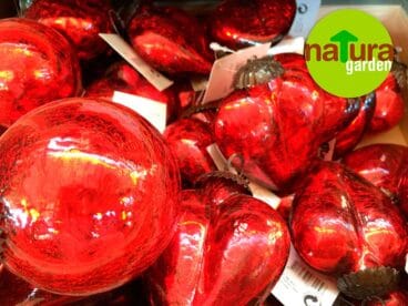 Bolas y corazones de Navidad Natura Garden