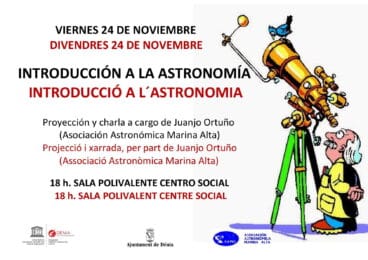 Charla sobre astronomía en Dénia