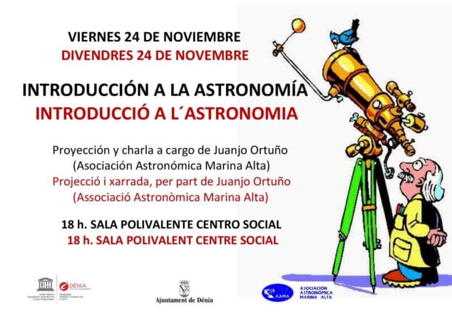 charla sobre astronomia en denia