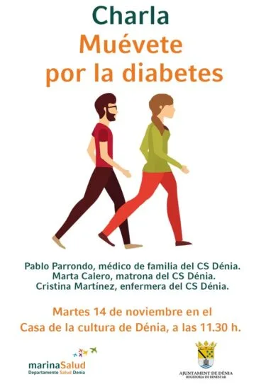 Charla sobre diabetes en el Centro de Salud de Dénia