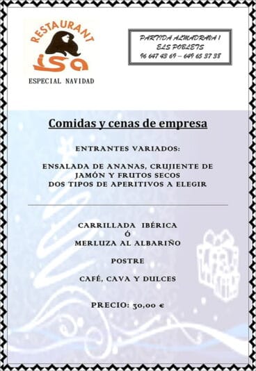 comidas-y-cena-de-empresa-2017-restaurante-isa