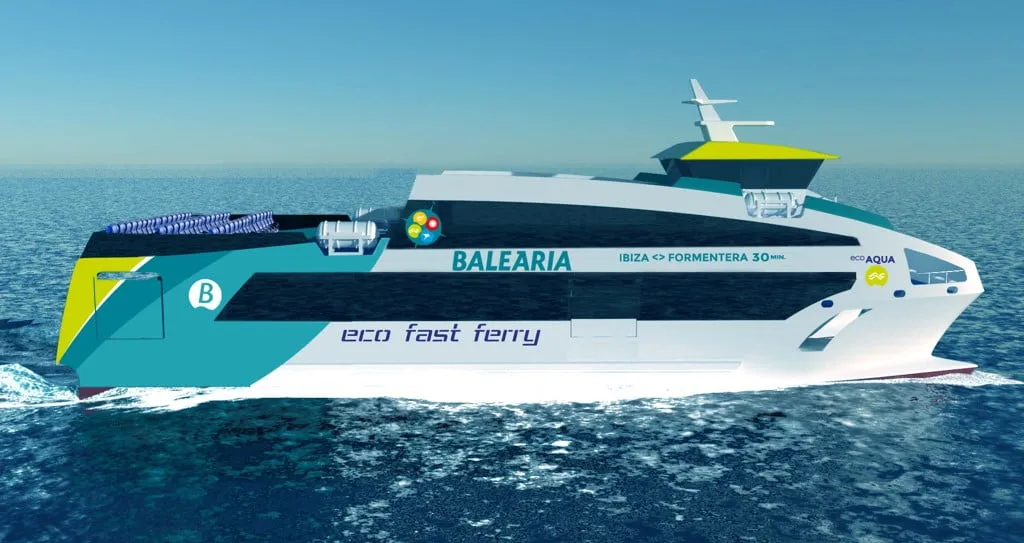 Baleària incorpora un ‘eco fast ferry’ con capacidad para 350 pasajeros en la línea Eivissa-Formentera 3 eco fast ferri balearia