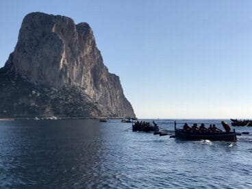 El peñón de Ifach testigo de la regata