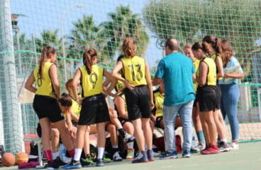 equipo cadete femenino en oliva