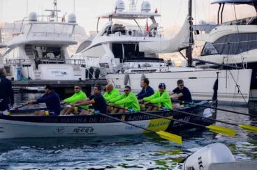 Equipo de Veteranos del Club Rem Marina de Dénia