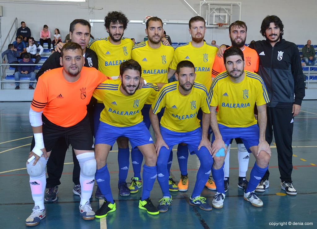 equipo del denia futsal