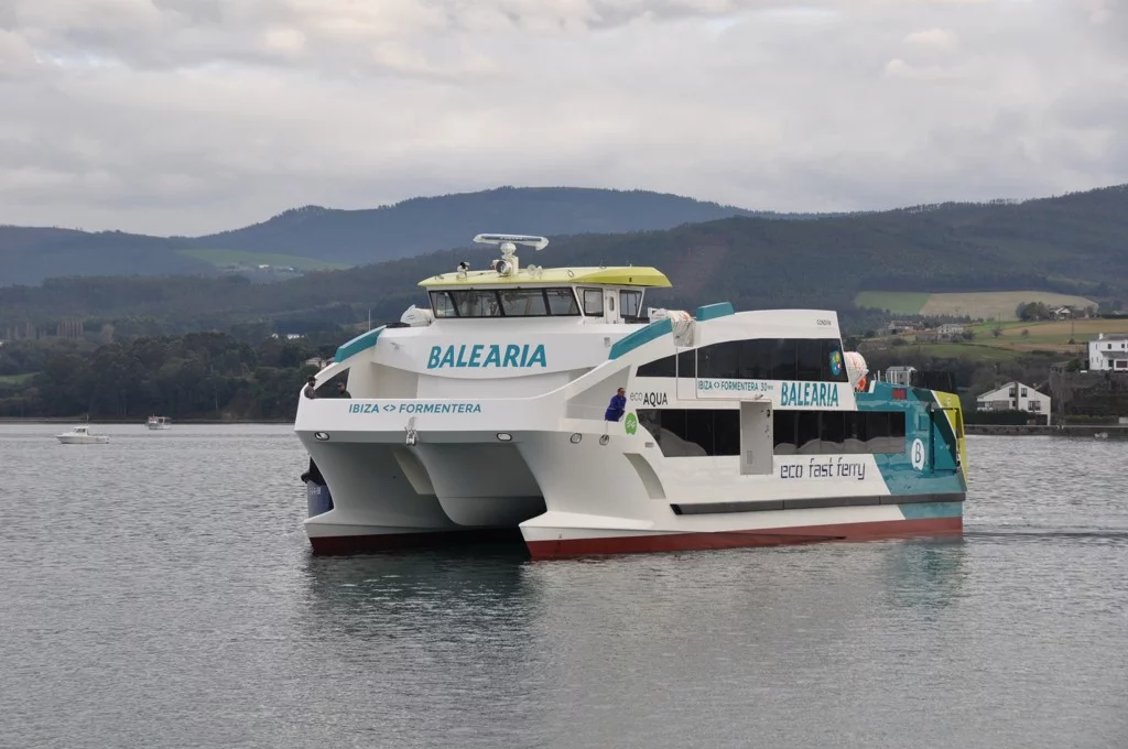 Ferry de Baleària que realizará la ruta Ibiza-Formentera
