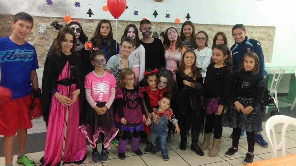 fiesta halloween en la falla saladar