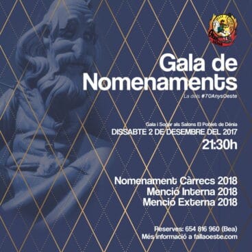 Gala nomenaments falla Oeste