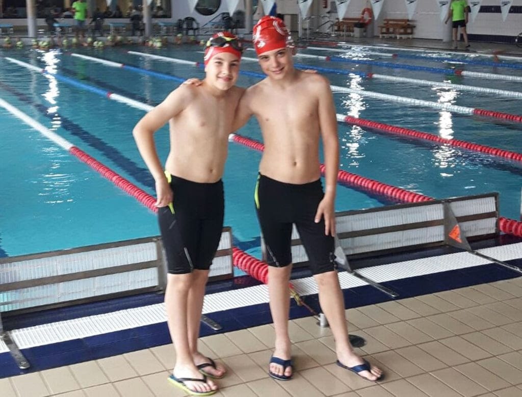 Iván Kropf y Hugo Alberola del Club Natació Dénia-Aquàtic Les Marines destacaron en la Liga de Promesas 1 ivan kropf y hugo alberola del c n denia