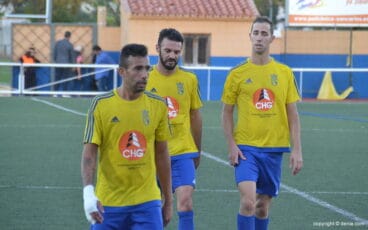 javi con keko y ferran camino del vestuario