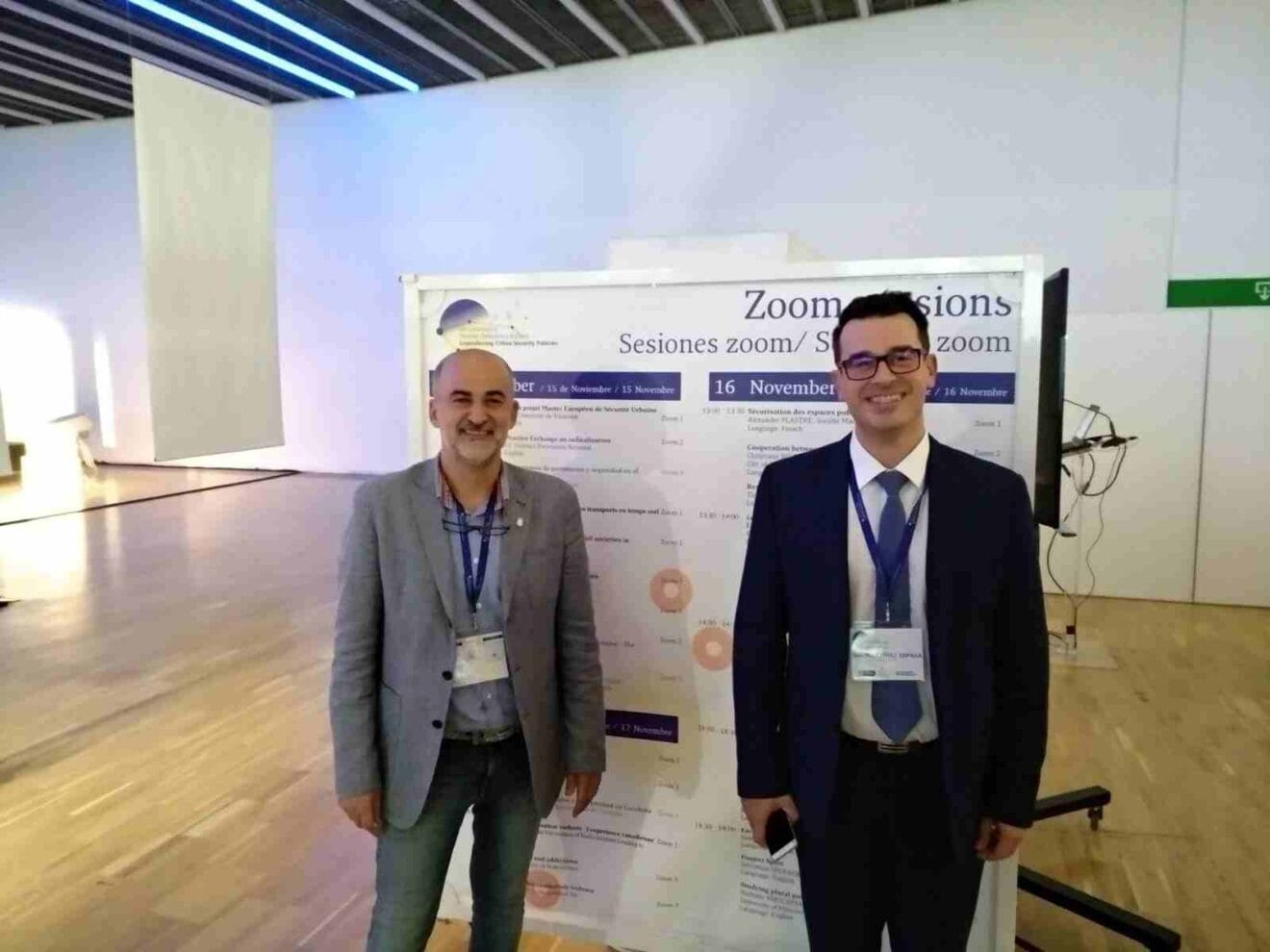 Javier Scotto y José Martínez Espasa en Barcelona