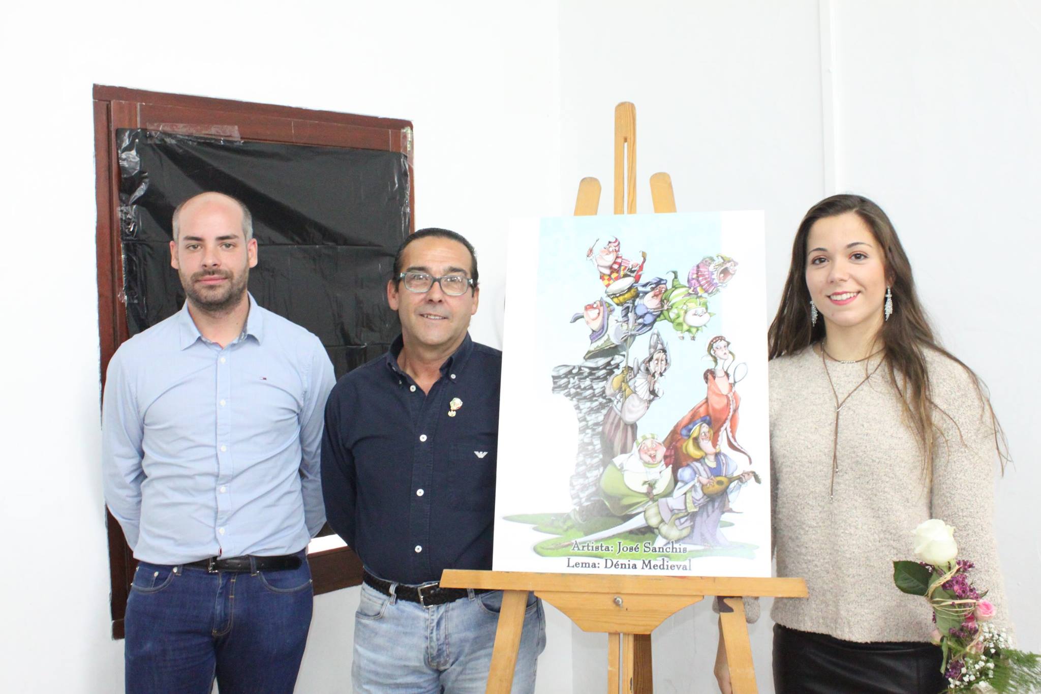 Saladar presenta los bocetos de sus monumentos para 2018 1 jose sanchis con los cargos de la falla saladar