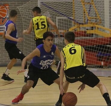 Jugador del cadete del Dénia Básquet