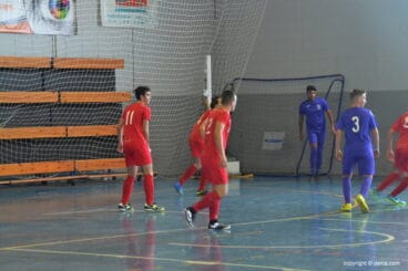 jugadores del paidos ante el promesas alicante
