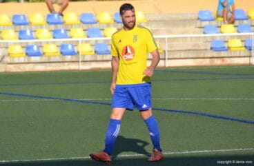 luis domenech autor del gol del cd denia davant el ciutat de benidorm