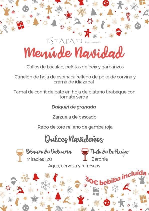 Menú de Navidad y Nochevieja 2017 en Estapati Dénia 1 menu de navidad estapati