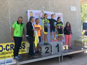 Raquel Pérez en el podio