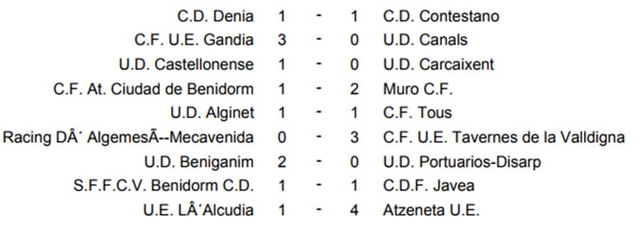 resultados jornada 10